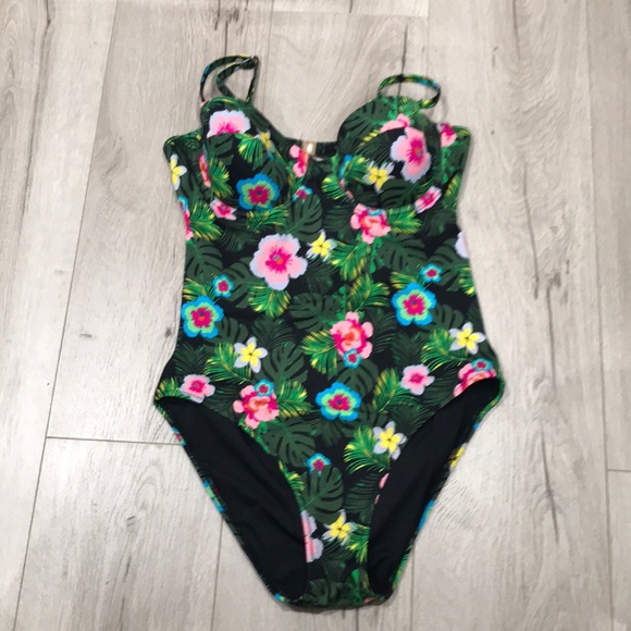 Top shop Maui floral one piece swimsuit - Picture 6 of 6